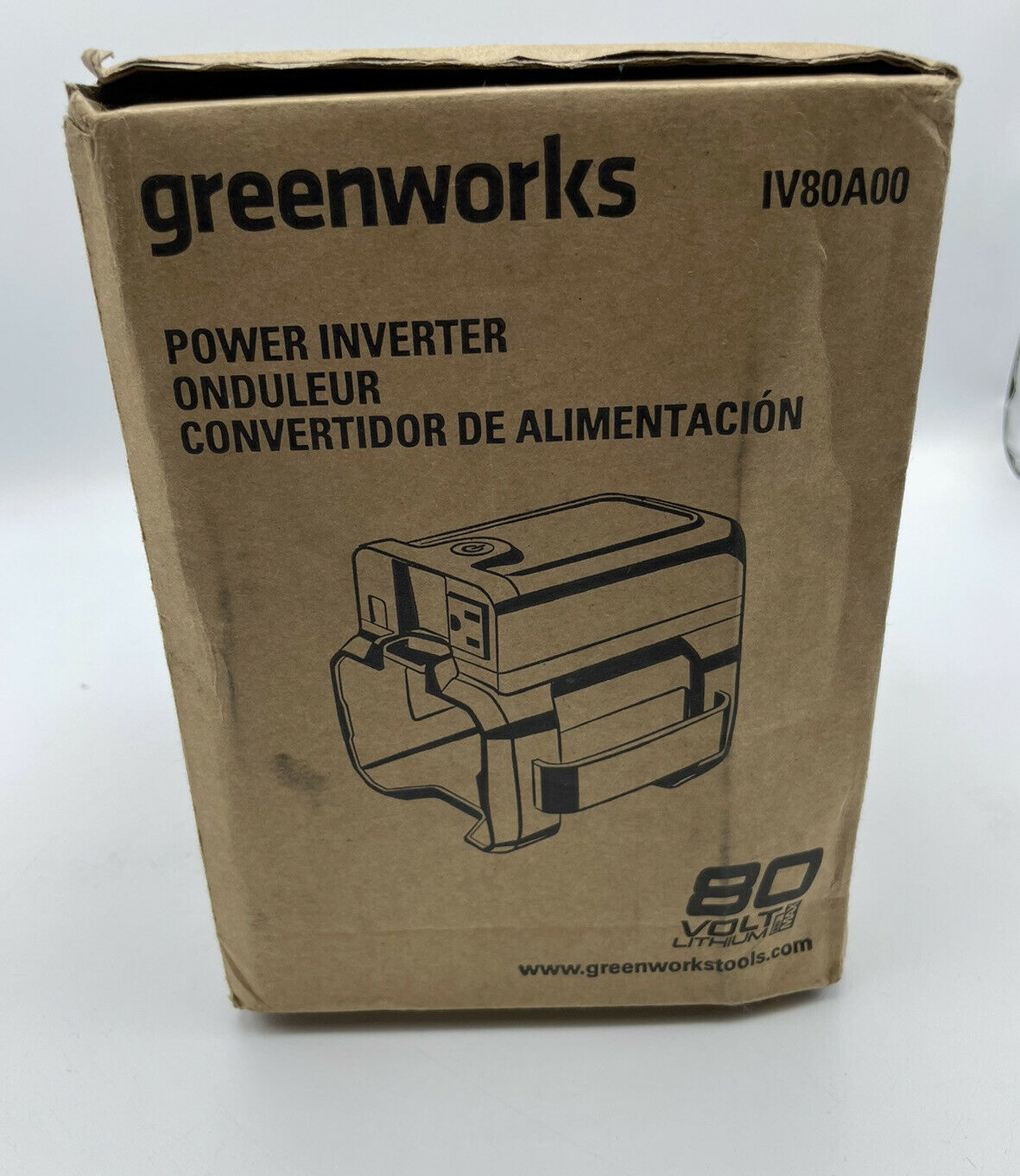 Greenworks Pro 80V (300 Watt) Power Inverter, Tool-Only, IV80A00